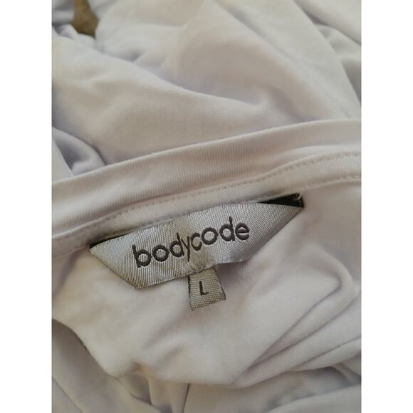 Bodycode Scoop Neck Half Sleeve Classic T-shirt Ballet Tee White Large - Picture 3 of 9